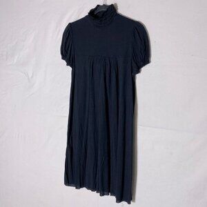 5/$25 XOXO Black Mock Neck Short Sleeve Mini Dress M